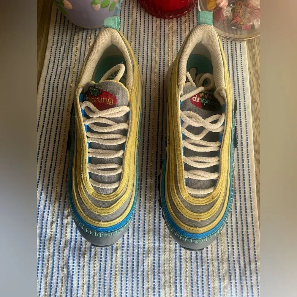 Nike Air Max 97 SE GS Air Sprung Multi Junior Kids Women 5.5Y Casual DN4381-001